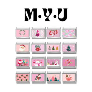 Charm Giáng Sinh Noel - Tone Hồng | ITALIAN CHARM