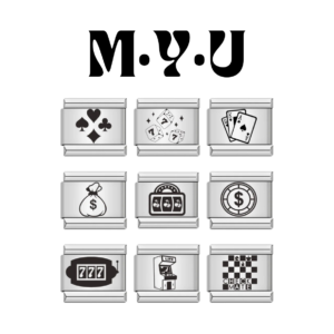 Charm Khắc Pocker | ITALIAN CHARM