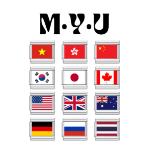 Charm Lá Cờ | ITALIAN CHARM