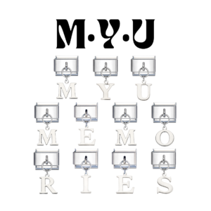 Charm Rơi Chữ Cái Trơn | ITALIAN CHARM