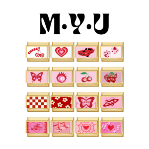 Charm Tone Hồng 2 - Vàng | ITALIAN CHARM